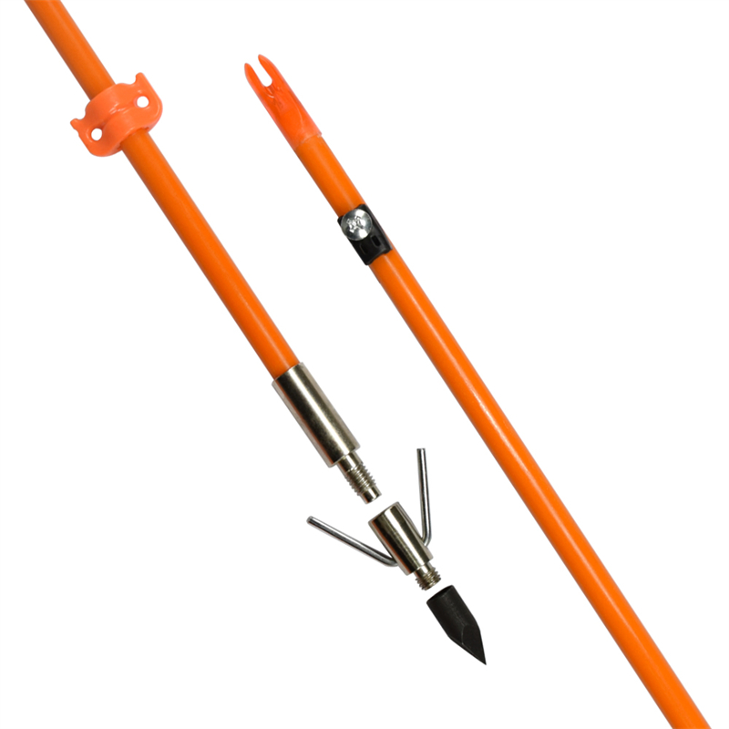 110021-og Elong venkovní od8mm 32inch bowfishing arrow sklolaminátový hřídel lukostřelba rybaření