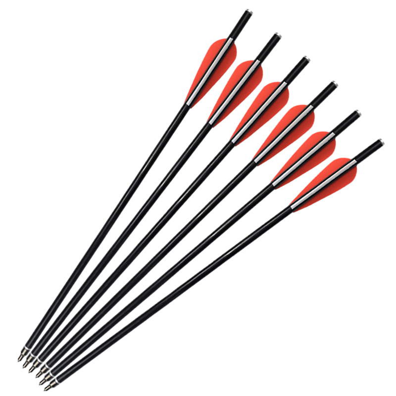 Elong venkovní 117011 16inch Od8mm 8031 ​​Šrouby ze skleněných vláken lukostřelba lukostřelba lovu kuše šroubu