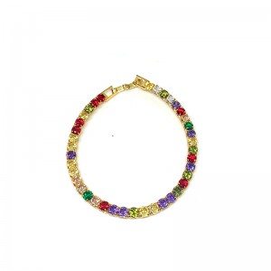 European and American módní měděné pokovené 18k zlatýnáramek