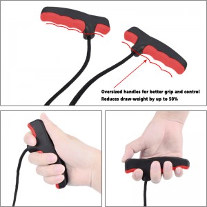 Nika lukostřelba 454002-06 kuše lano dvojitá rukojeť křižovatky lano koker pomoc kohoutový řetězec