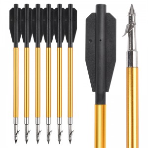 Elong venkovní 110357-01 6.8NCH hliníkové rybářské šrouby Harpoon Ocelový bod pro kuše