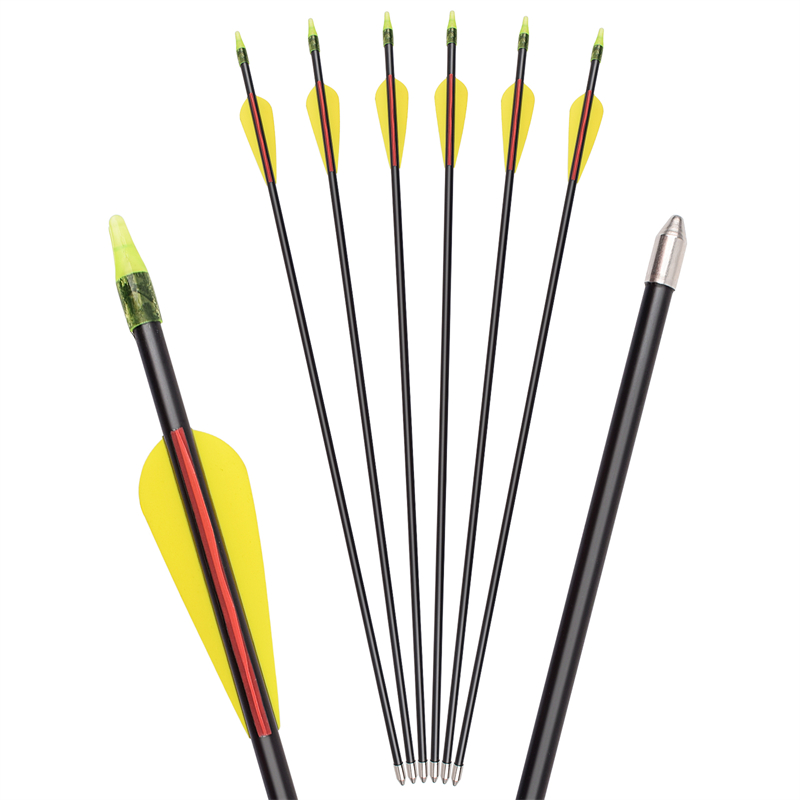 Elong venkovní 115549 26Inch ID5mm sklolaminát šipka Archery recurve střelba luk pomocí