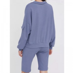 Elastický hladký jersey sportovní oblek