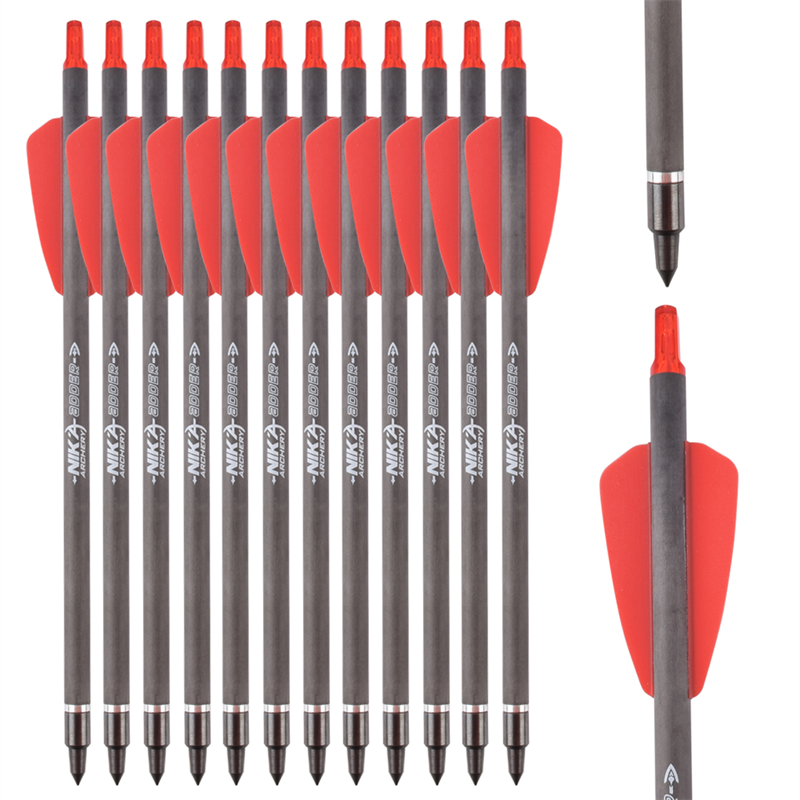 Nika Lukostřelba 113167-02 ID6.2mm 7.5InCH Uhlíková vlákna Klosovací šrouby plastovénock lukostřelbanatáčení COBRA System Adder/R9 NRX