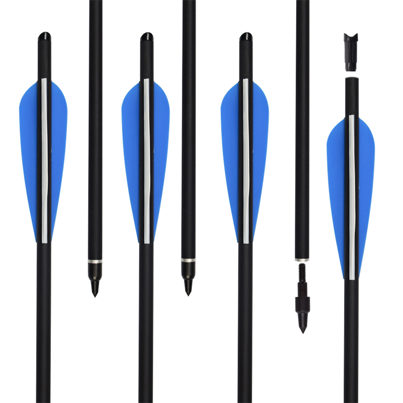 Elong venkovní 110045 od8.8mm 17inch rollfiberglass šroub tpu lopatky lukostřelba šrouby kuše