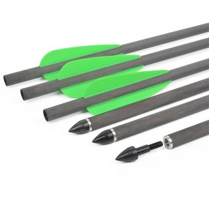 Elong venkovní 113003-02 Airgun 26.37InCH Carbon Bolt plastová lopatka lukostřelba lukostřelba kuše šipka střelba