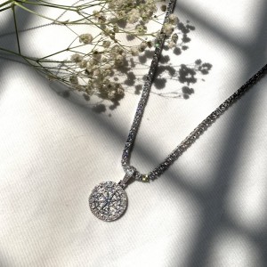 Bling bling přívěseknáhrdelník 18k zlaté pokovené muži a ženy \\\\ \'s hip hop šperky