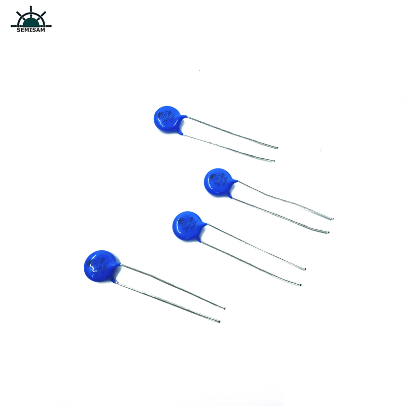 Originální výrobce Dlouhý olovo, modrý silikonový MOV 7d511 510V 7mm odpor MOV varistor