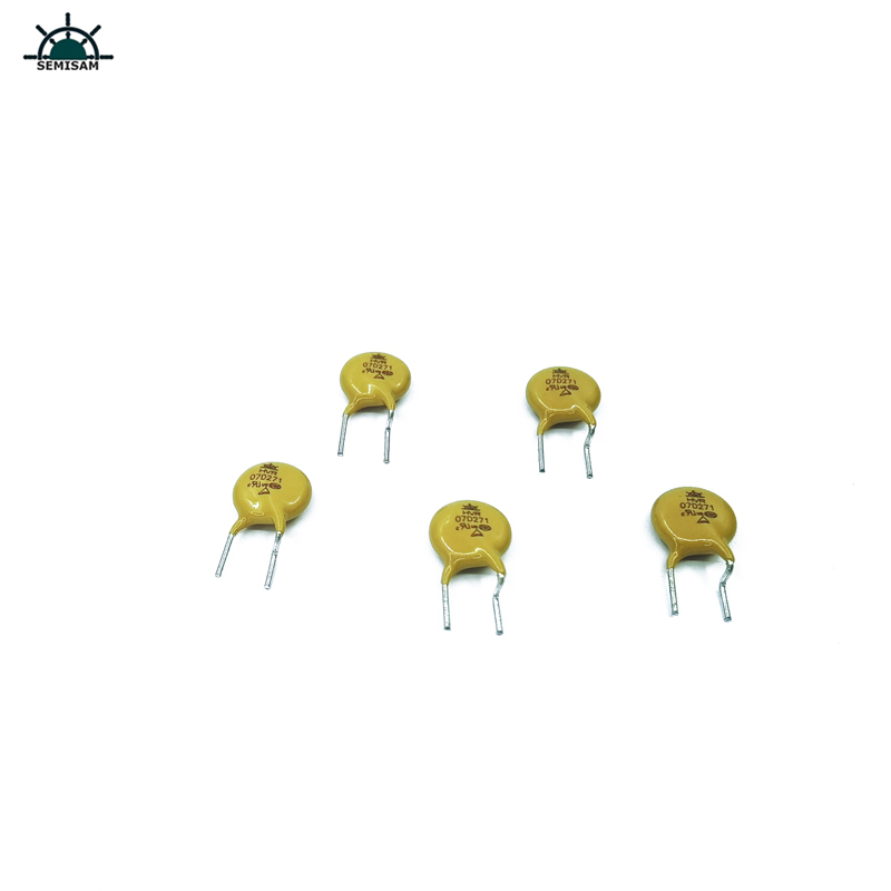Originální výrobce řezu olovo, žlutý křemík MOV 7D271 270V 7mm odpor MOV varistor