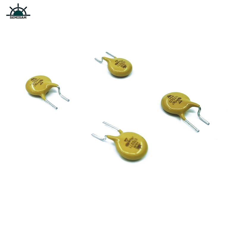 Originální výrobce řezu olovo, žlutý křemík MOV 7D271 270V 7mm odpor MOV varistor