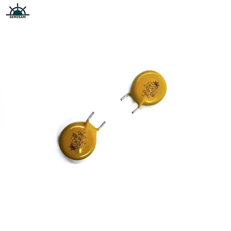 Originální továrna Dobrý cenový servis, žlutá vysoká přepětí přepětí 14mm HVR14D621J MOV Oxid zinečnatý varistor pro komerční jednotku