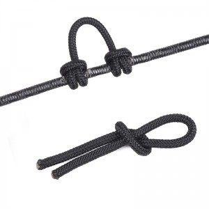 Elong venkovní 280083 lukostřelba D Loops Lano 5inches lukostřelba Bowsstring Servírování závit D Loop Lano Uvolněte materiál Nocking D Loop Lanový řetězec