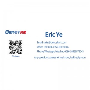 80 palcový límec a manžety ploché pletací stroj