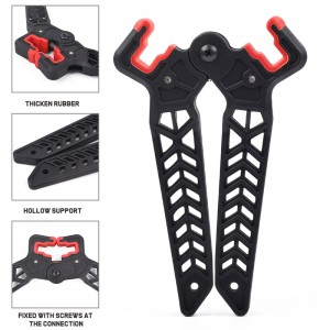 Elong venkovní 46st03 Složený luk stojan pro lukostřelbu Snímání Snímání luk držák