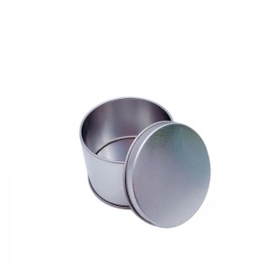 Vlastní luxusní kulaté kolo s víkem Velké vonné svíčky cín může Citronela svíčky (65mm * 50mm)