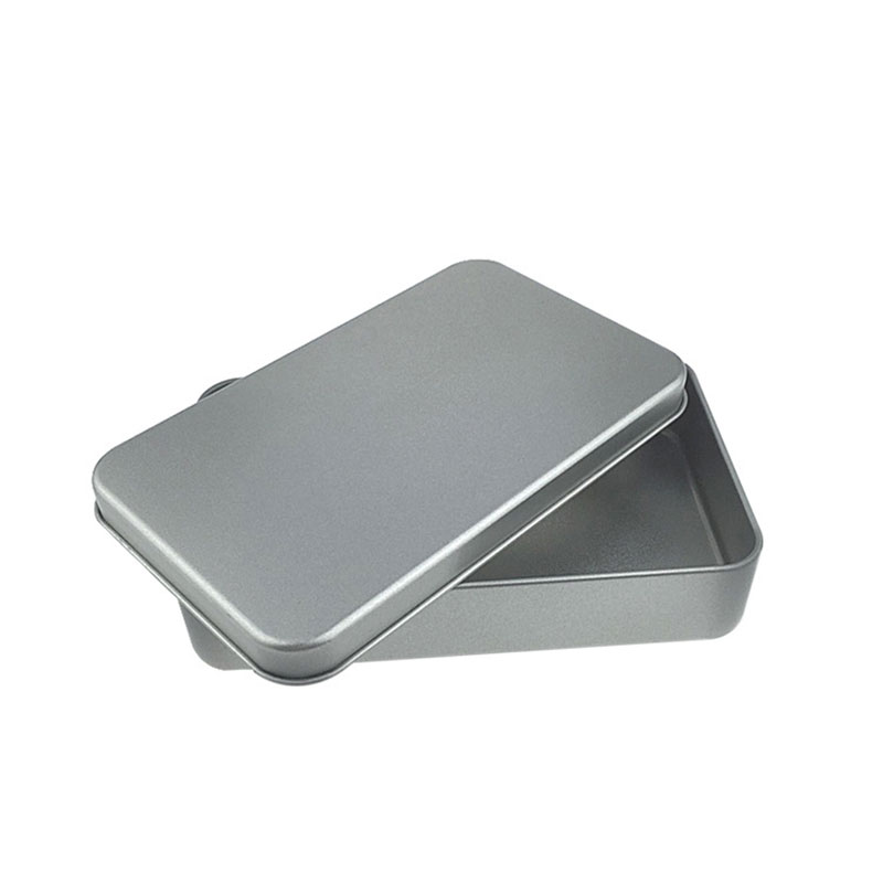 Matné kovové balení box obdélníkový kosmetický štětec knoflíková deska 150 * 90 * 30mm