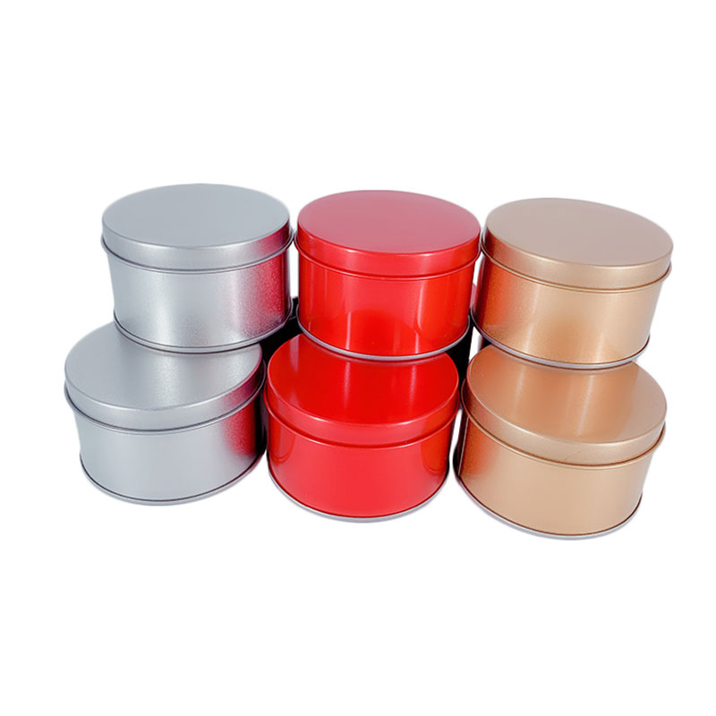 Jídlo grade cukroví kovové plechovky plechovky kulatý plechový box 75 * 40mm