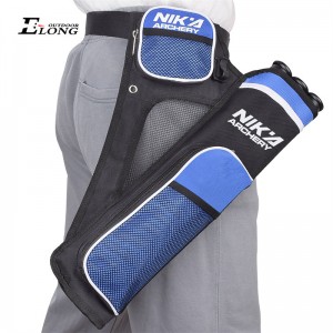 Nika lukostřelba 430021 RH Blue Color Lukostřelba Quiver pro držení šipek 3 trubka kyčelní toulec lovecký trénink lukostřelba arrow toulec