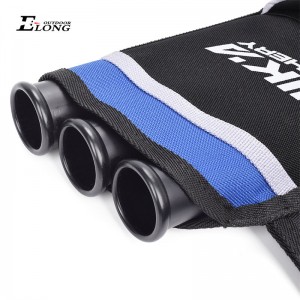 Nika lukostřelba 430021 RH Blue Color Lukostřelba Quiver pro držení šipek 3 trubka kyčelní toulec lovecký trénink lukostřelba arrow toulec