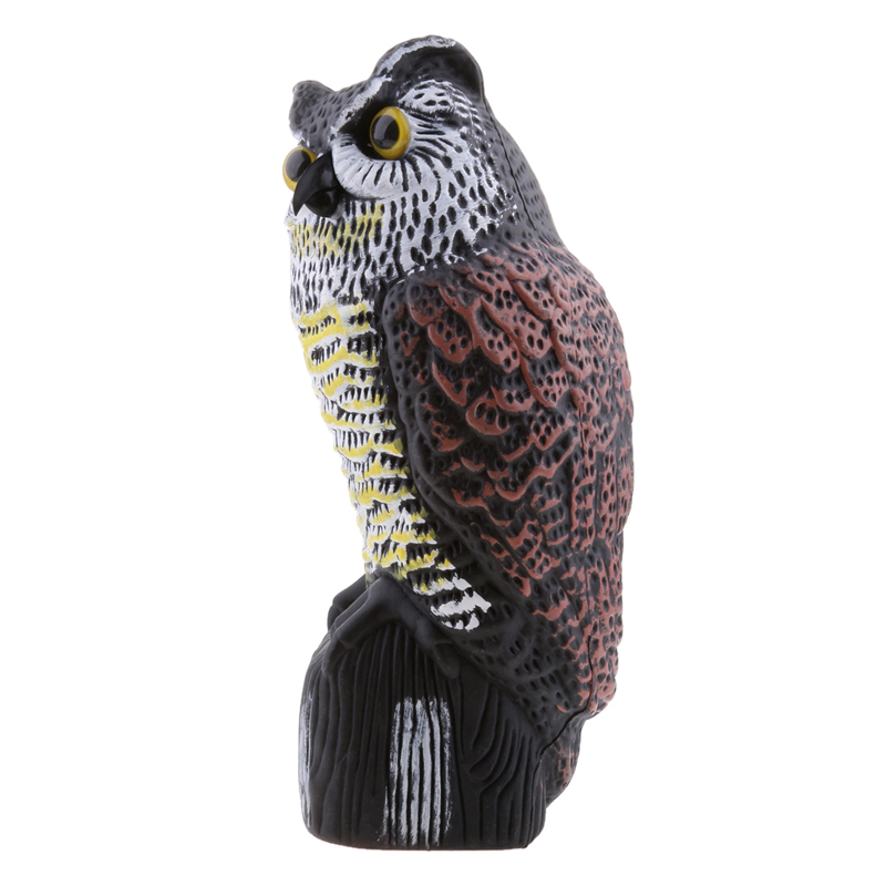36cm plastová zahrada ornament sova yard spřízněný realistický dekoy zahradní výzdoba