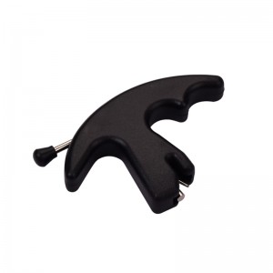 Elong venkovní 42ra01-bk černý barevný palec uvolnění pomůcka lukostřelba sloučenina luk střelba uvolnění pomůcky