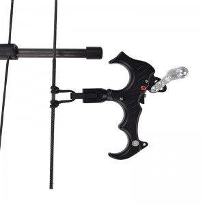 Elong venkovní 42Ar06-bk 360 stupňů otočné svorky sloučeniny luk uvolnění pomůcky černá barva