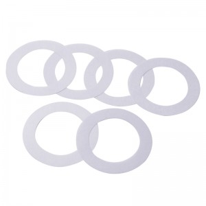 Dongguan Bopu velkoobchod DM izolační papír bílý izolační těsnění 0,2 mm kulatý tenký izolační papír