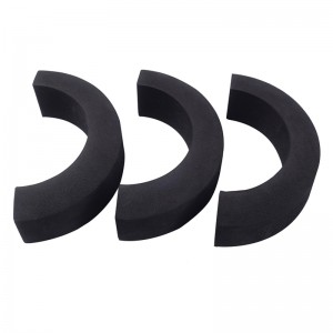 Otřesy absorbující EVA heterosexuální materiál hoření zpomalující černý dongguan pěnový pěnový ava heterosexuální lisování materiálu