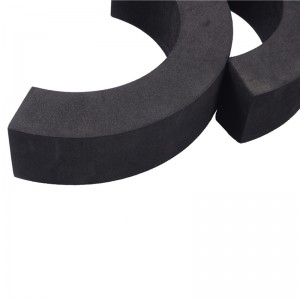 Otřesy absorbující EVA heterosexuální materiál hoření zpomalující černý dongguan pěnový pěnový ava heterosexuální lisování materiálu