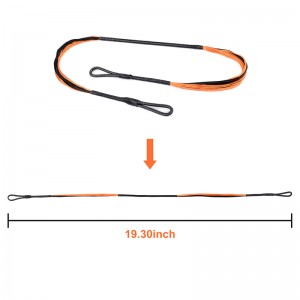 Elong venkovní 280046-01 19.3InCH 20 Strands Crossbow String Orange pro Cobra System Adder/9