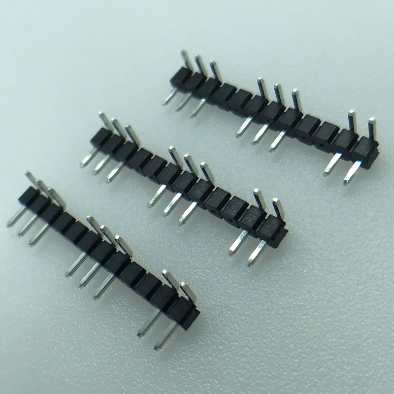 2,54 mm Rozteč 12p 90 ° PRIGHT Úhel Pin Header Prázdný 4P PIN konektor