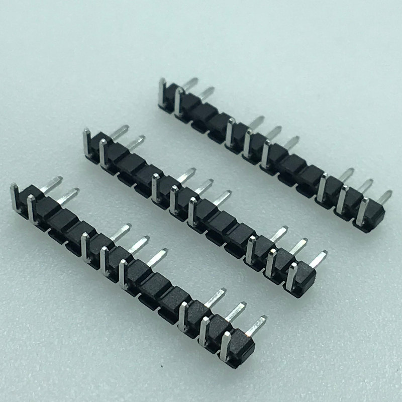 2,54 mm Rozteč 12p 90 ° PRIGHT Úhel Pin Header Prázdný 4P PIN konektor