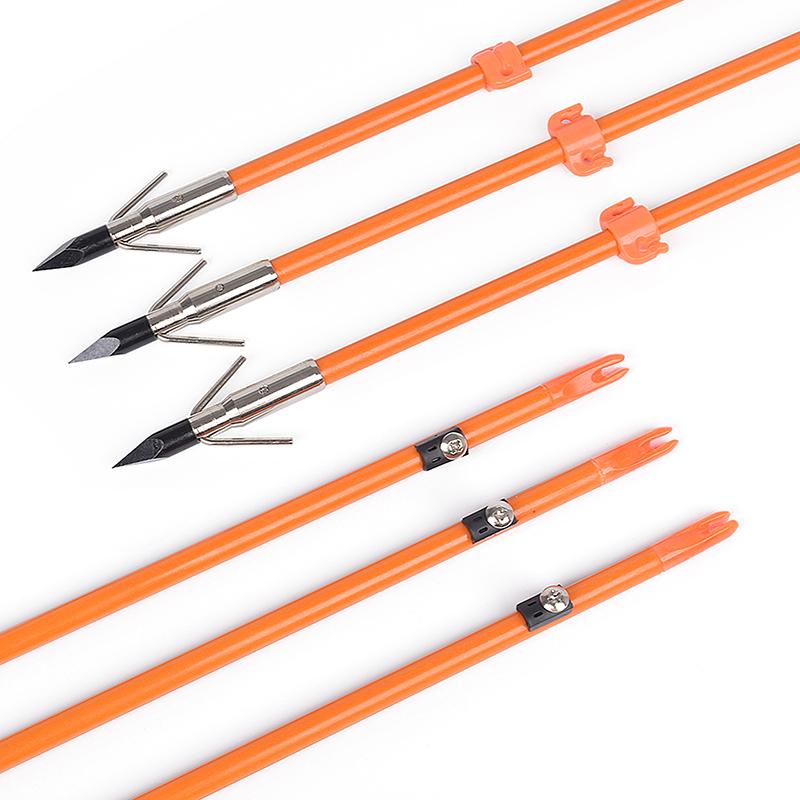 110021-05 Elong outdoor OD8MM 32inch Sklolaminátový hřídel Bowfishing Arrow Lukostřelba rybářské vybavení