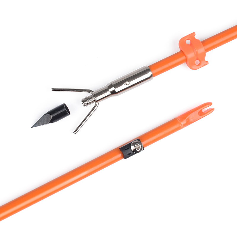 110021-05 Elong outdoor OD8MM 32inch Sklolaminátový hřídel Bowfishing Arrow Lukostřelba rybářské vybavení