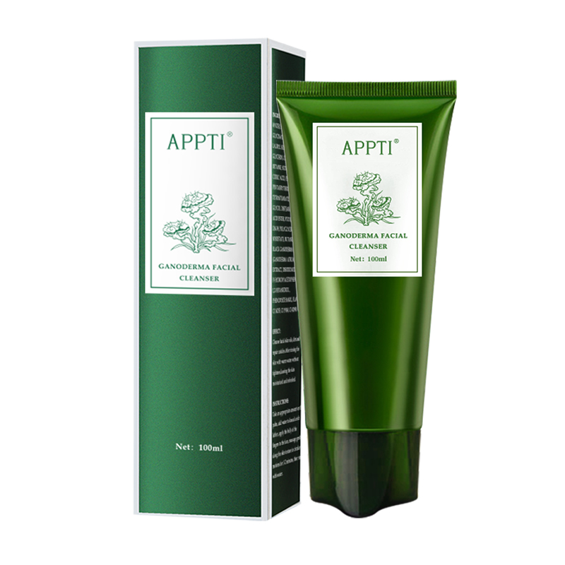Soukromý štítek proti akné aloe vera tvář mytí obličeje čistící prostředek ganoderma esence fash mytí