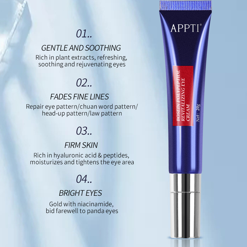 Soukromý štítek appti hydratační anti-vráska oční krém aplikátor Bosein polypeptid revitalizace oční krém