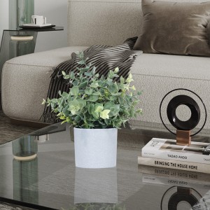 Továrna přímo dodávatnověnavržené umělé hrnkové rostliny umělé zelené dekorativní s pěkně vypadajícím a skutečným dotčeným pocitem