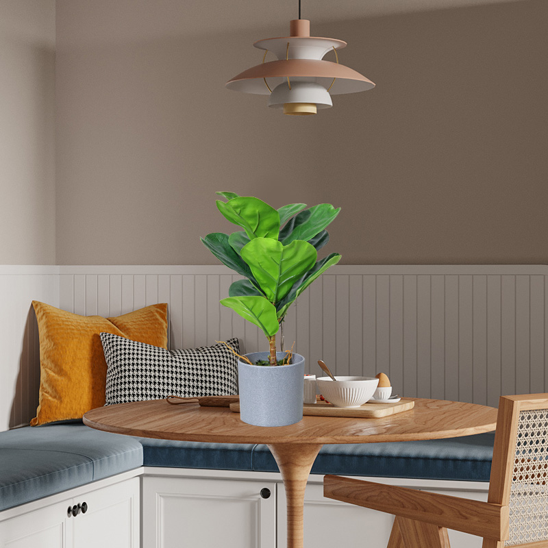 Domácí výzdoba Nejlepší téměř přírodní faux malé hrnkové zelené rostliny umělé bonsai
