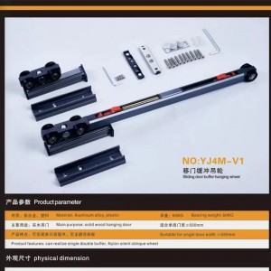 Hydraulický pufr Dva dveře propojené úzké rám příslušenství pronávrh válce