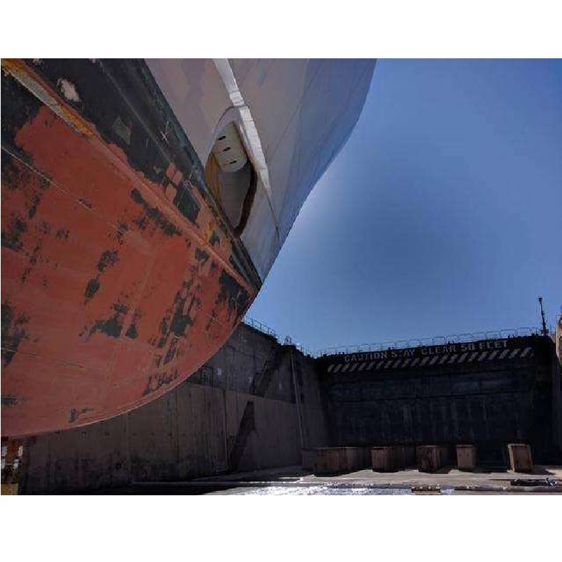 Podvodní korozi stavby lodi