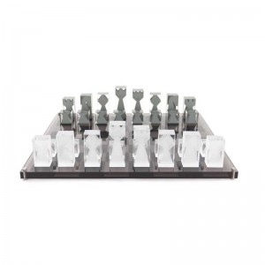 Klasické hračky vysoce křišťálové akrylové šachy