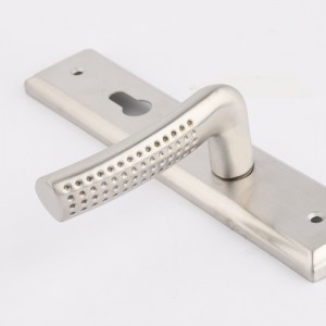 6003 Páka páky znerezové oceli s dlouhými deskami, moderní současný zámek Mortise