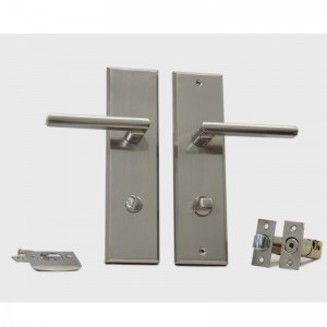 6201 Dlouhá sada pro uzamčení dveří pro dveře, moderní kvalitní sady kliky zinkového zinku pro přední dveře a vnější dveře