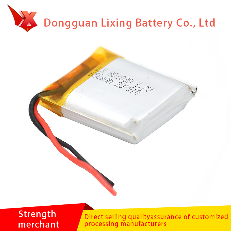 Výrobce dodává 803030-650mAh 3.7V Ultra-tenký lithiová baterie, speciální baterie pro Walkman a Dospělí produkty