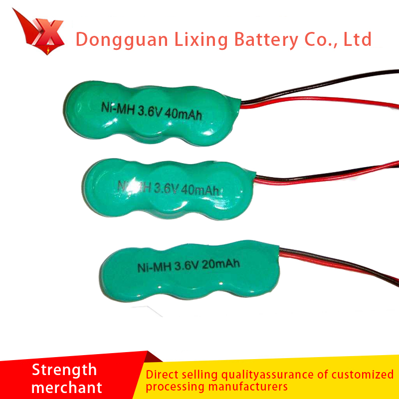Továrna přímo dodává 40h 40mAh 3,6V Ni-mh dobíjecí akumulátor, speciálníni mh baterie pro baterku