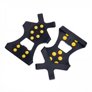 Silicone No-Slip Cleads Crampon posmívané rukojeti 5-zub lezecké boty