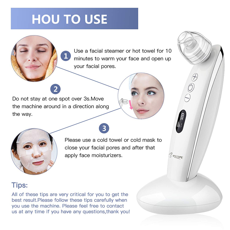 Elektrická blackhead Remover Care Care Tools s WiFi bezdrátové pozorování kamery