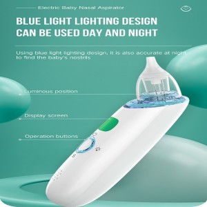Elektrickýnos sání pro dítě Automatický Sniot Sucker pro batolata baterie Powered Booger Sucker pro kojence