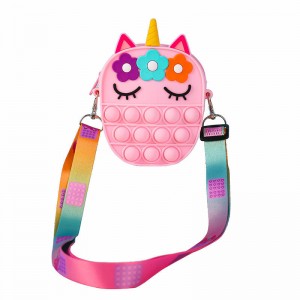 CrossDody kabelka silikonové rameno bublina taška