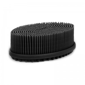 Exfoliační silikonové tělo pračky, štětec